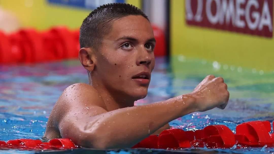 (Video) Succes! Azi, David Popovici înoată 100 m liber! Dan Negru: „Nicio televiziune românească nu a transmis in direct recordul românului” 1