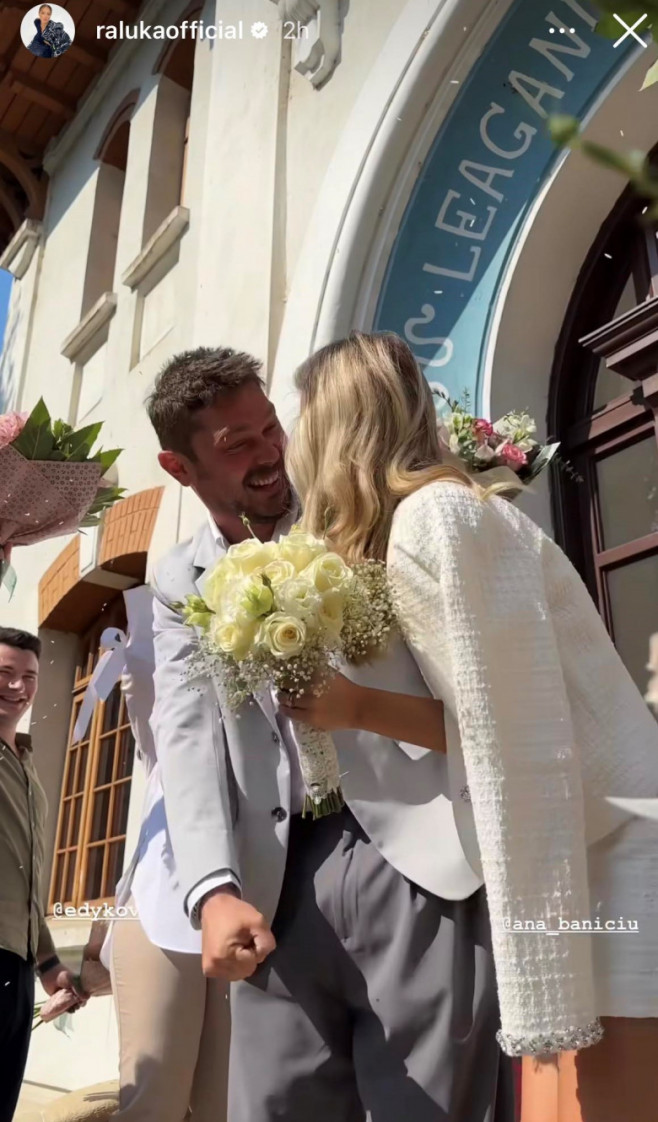 (Foto) Ana Baniciu s-a căsătorit. Cine este ginerele lui Mircea Baniciu. „Azi ne-am luat ! Cu iubire si respect ne-am promis sa ramanem unul langa altul pana la final!” 2