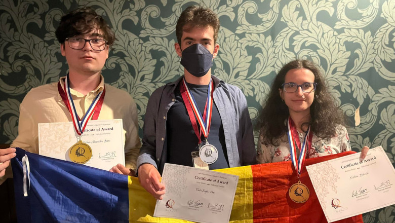 Felicitări! Elevii de aur ai României! Au luat tot podiumul la Olimpiada Internaţională de Lingvistică 1