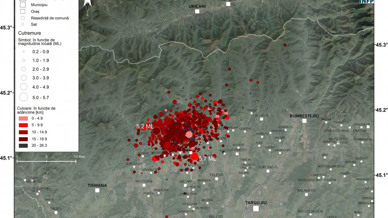 Un nou cutremur de 4,1 în Gorj. Speriați, oamenii au ieșit pe străzi 1