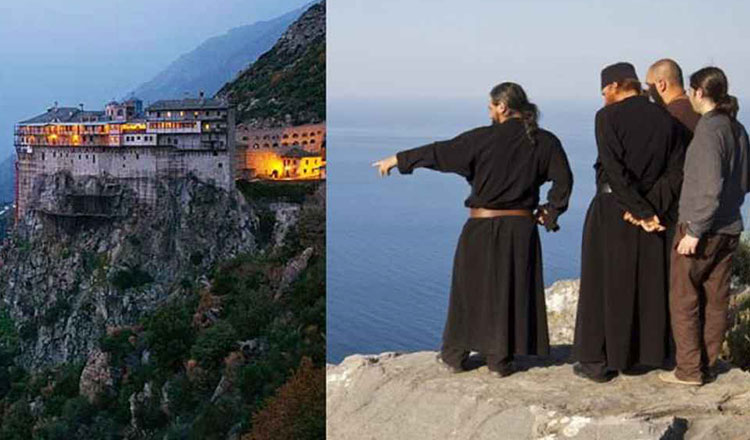 Peste 1.000 de călugări de la Muntele Athos, infectați cu coronavirus. 8 au murit 1
