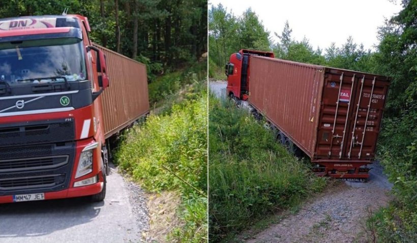 Un șofer român de TIR a pus pe jar autorităţile din Germania. S-a pierdut într-o pădure, a abandonat camionul, s-a întors în România şi s-a angajat la altă firmă 1